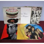 Rolling Stones LP's - Six, to include 'Exile On Main Street' (A1/B1/C1/D1 matrix, no postcards),