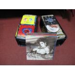 A Quantity of 7" Singles, (over 200) to include Elvis, Shaman, Cure, 2 Unlimited, etc, together with