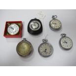 A Collection of Assorted Smith's Openface Pocketwatches. (6)