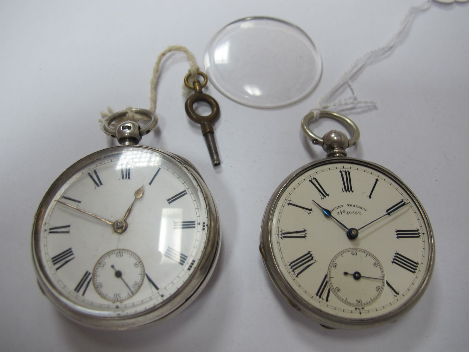 A Hallmarked Silver cased Openface Pocketwatch, the movement signed Worthington 88 High St, Burton