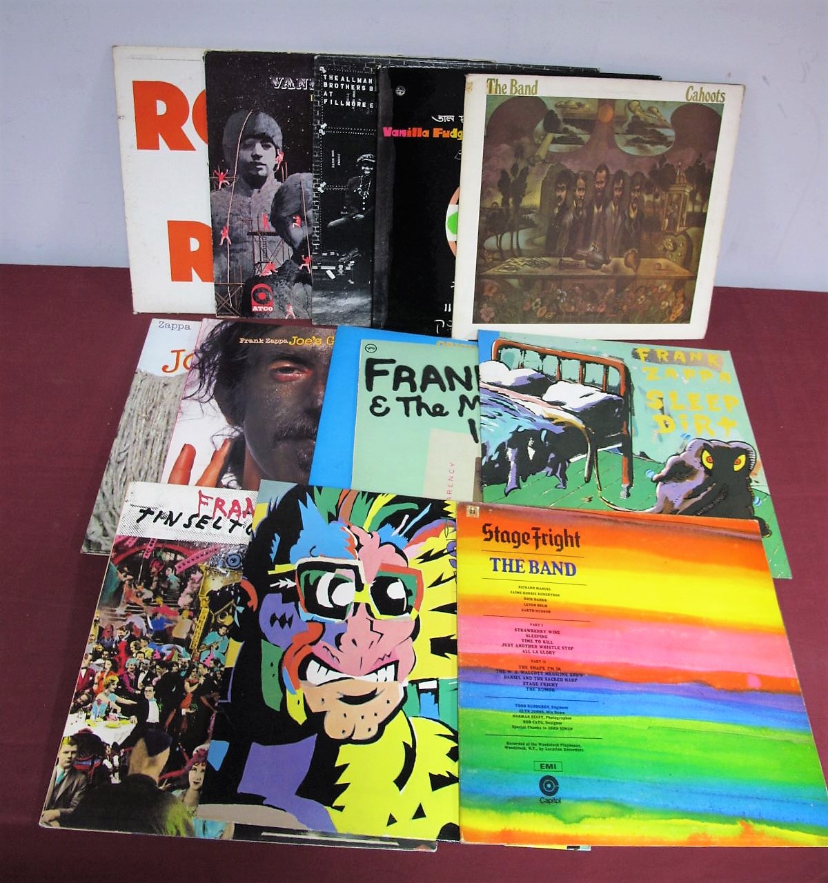 A Good Collection of 14 Mostly US Artist Rock LP's, including Vanilla Fudge's 'The Beat Goes On' (