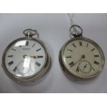 Wm Wichman Sheffield; A Hallmarked silver Cased Openface Pocketwatch, the signed dial with Roman