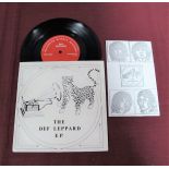 Def Leppard a Good Copy of the Rare 'Ride Into The Sun' EP, original red 'Bludgeon Riffola' label,