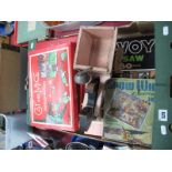 A Quantity of Mid XX Century Nursery Toys, including an original Snow White jigsaw, Tri-ang wooden