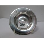 A Hallmarked Silver Armada Style Dish, with reeded bands and feature hallmarks, 9.5 diameter.