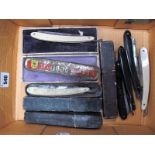 Cutthroat Razors and Cases:- One Box