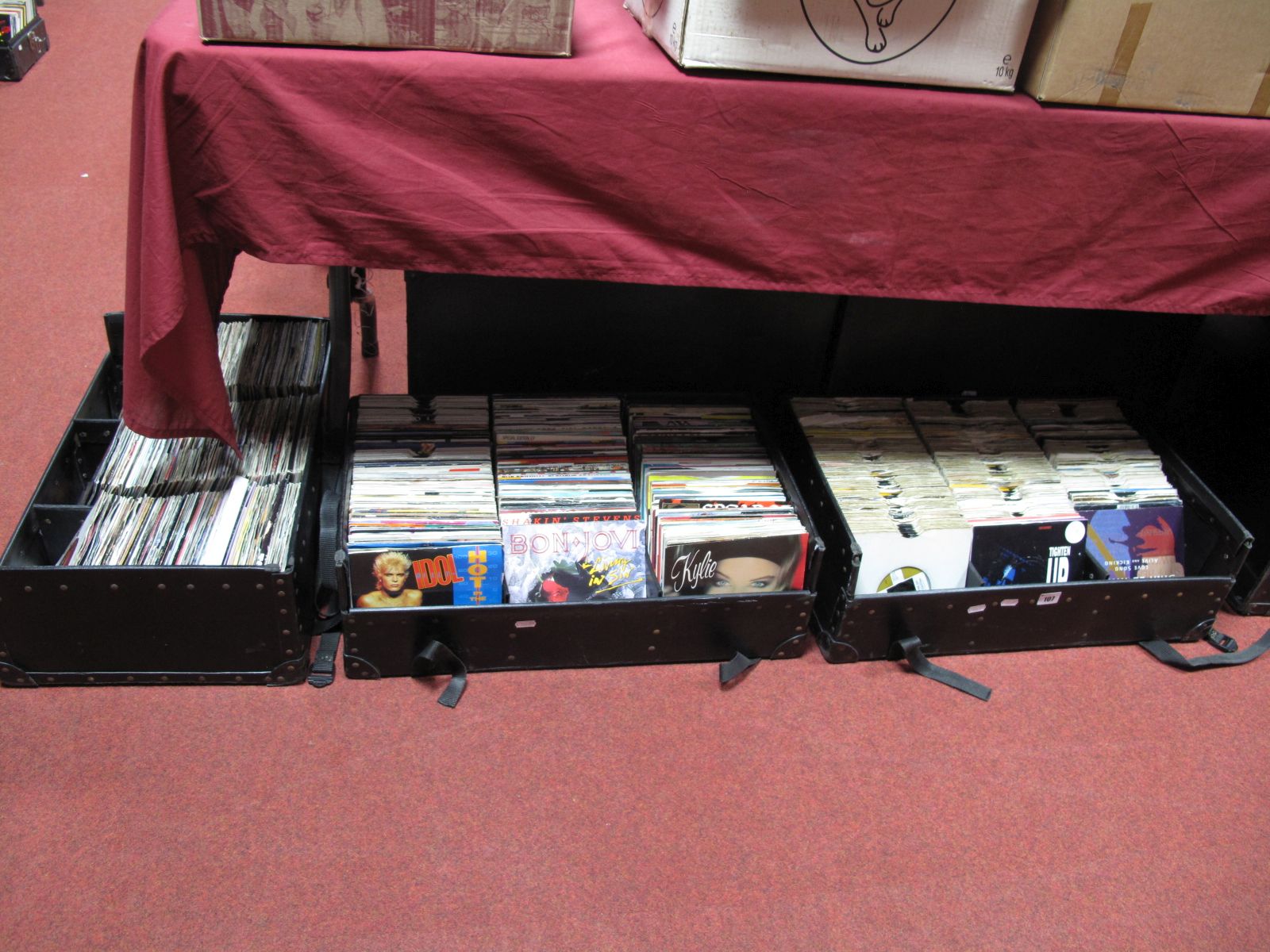 A Large Collection of 7" Singles, (mostly 1960's-90's), including Billy Idol, Bon Jovi, Ronettes,