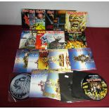 Iron Maiden - A Good Collection of 20 Iron Maiden 7" Singles - to include Can I Play With Madness,
