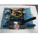 Assorted Ladies and Gent's Wristwatches, a pendant watch all contained in a jewellery case.