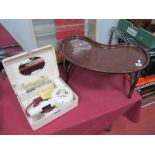 A 1930's 'Ormond' Cream Bakelite Hairdryer, in original case with comb, plus a kidney shaped