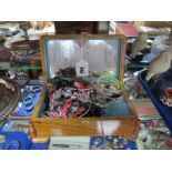 A Mixed Lot of Assorted Costume Jewellery, including beads, bangles etc, all contained in a