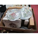 Bradford Exchange Limited Edition Wings of Fame Wall Plates, and other Bradford Exchange wall