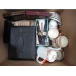 Wostenholm and Pinder Cutlery, travelling set, wristwatches, Salisbury coffee set.