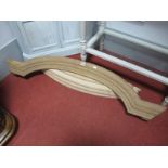 Six (Unused) Beech Chair Rockers, and a wooden door arch/pediment.