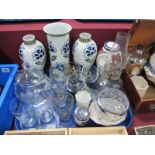 Wood & Sons Vases, Wade elephant caddy for Williamson & Magor, oil lamp, commemorative ware, etc:-