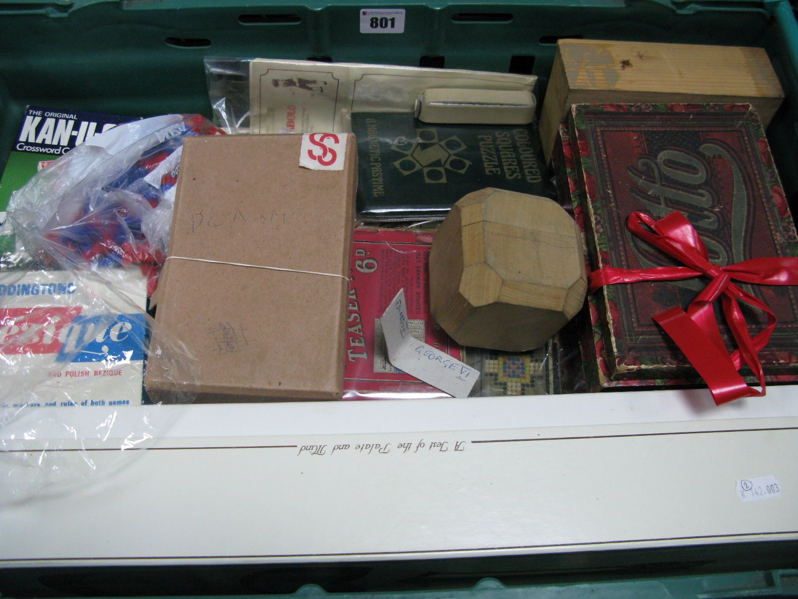 A Quantity of Children's games, animals, etc:- Two Boxes