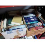 Books, Moorcroft by Paul Atterbury, Henry Root, Thomas Hardy, The Bayeux Tapestry, etc:- Two Boxes