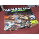 A Scalextric 'Le Mans 24hr' Set, with two cars, boxed.