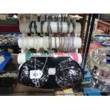 Assorted Modern Costume Bracelets, on a three tier display stand, together with a ladies evening