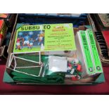 A Quantity of Subbuteo Table Soccer Items, including boxed 'OO' scale teams #21 Leeds United, #74