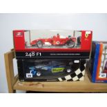A Window Boxed Paul's Model Art - Minichamps, 1:18th scale Diecast Model Formula One Car, Michael