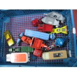 Eleven Matchbox Diecast Vehicles Circa 1960's-1970's, including "Matchbox" Car Transporter Accessory