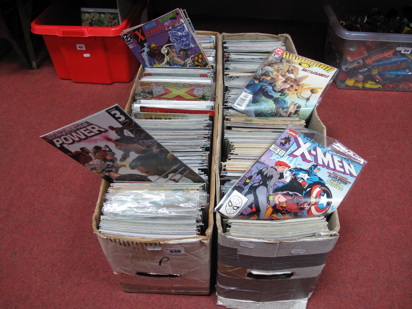 Five Hundred Plus Comics, by Marvel, DC, First Comics, Vertigo, Image, Dynamite including Nighthawk,