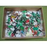 A Quantity of Mid XX Century Plastic Figures, all with a Robin Hood and associated theme, by Herald,