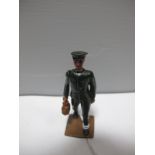 A Mid XX Century Britains Rare Chauffeur, with lamp lead figure, overall good plus.