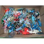A Quantity of 'Good' Plastic Figures, mainly 1950's-1960's by Timpo, Crescent, Marx and other