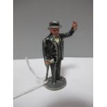 A Rare Wendal (Aluminium) 1950's Figure of Winston Churchill, playworn.