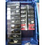 Fifteen Cased 1:43rd Scale Highly Detailed Formula One Car Models, six of which are Paul's Model Art