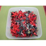 A Quantity of Plastic Guardsmen and Lifeguards, by various manufacturers, good to playworn.