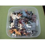 A Quantity of Britains Plastic Zoo Animals, good to playworn.