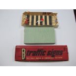 A Boxed Barrett and Sons Plastic Pedestrian Crossing Set, together with a Barrett and Sons plastic