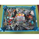A Quantity of Plastic Figures by Various Manufacturers, playworn.
