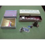 Britains and Crescent 1953 Coronation Lead Pieces, including small State Coach, boxed, four versions