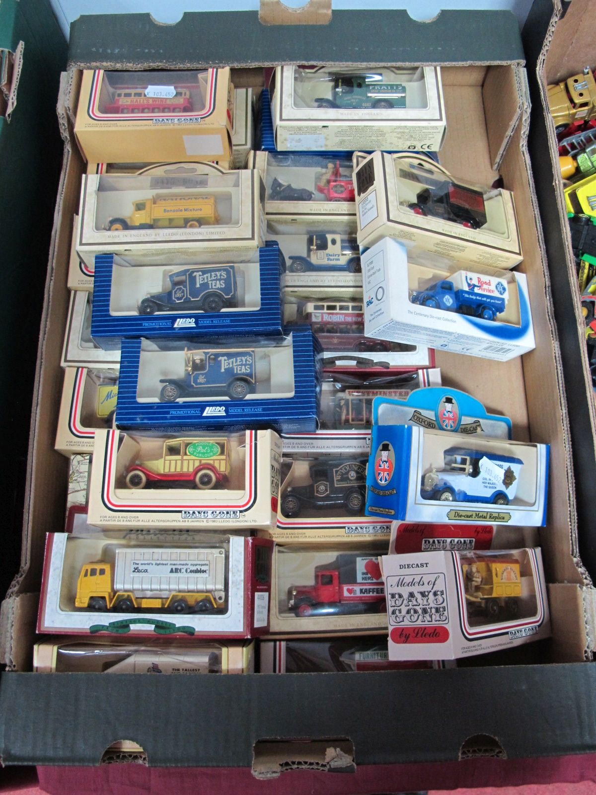 Twenty Eight Lledo 'Days Gone' and Similar Diecast Models, all boxed, mainly different.