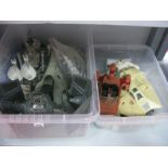 A Quantity of Original Star Wars Trilogy Plastic Vehicles, including ESB Scout Walker Vehicle AT-