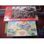 An Original Airfix 'OO' Scale Coastal Defence Assault Set, some signs of wear, unchecked, plus a