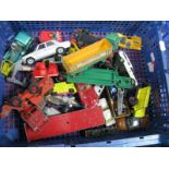 A Quantity of Diecast Vehicles by Dinky, Corgi, Matchbox and Others, all playworn.