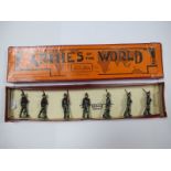 A Britains Boxed Set #1913 "Churchill Series" Highlanders, in Armies of the World box.