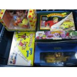 Five Boxed Corgi Diecast Vehicles and Submarine #CC05801 The Beatles Yellow Submarine, Comic