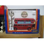A Window Boxed Tomica Dandy Diecast 1:43rd Scale London Transport Regent III RT Bus, celebrating 150