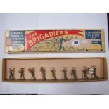A Rare Comet (U.S.A) Mid XX Century Boxed Lead "The Brigadiers Set", Kahki Infantry Band, (tear to