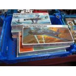 Six Boxed Original Frog 1:72nd Scale Plastic Aircraft Kits, all with instructions and decals,