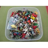 A Quantity of Plastic Figures, by various maker. subjects range from Historical figures, Cowboys,