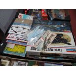 Ten Boxed and Carded 1:72nd Scale Plastic Aircraft Kits by Revell, Airfix, Monogram and Lindberg,
