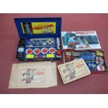 Two 1930's Electric Construction Sets by A. Gilbert of America, one in tin blue case with