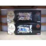 Two Boxed Corgi 1.50th Scale Guinness Lorries, #50703 Mack LG with Fruehauf Trailer and #22302
